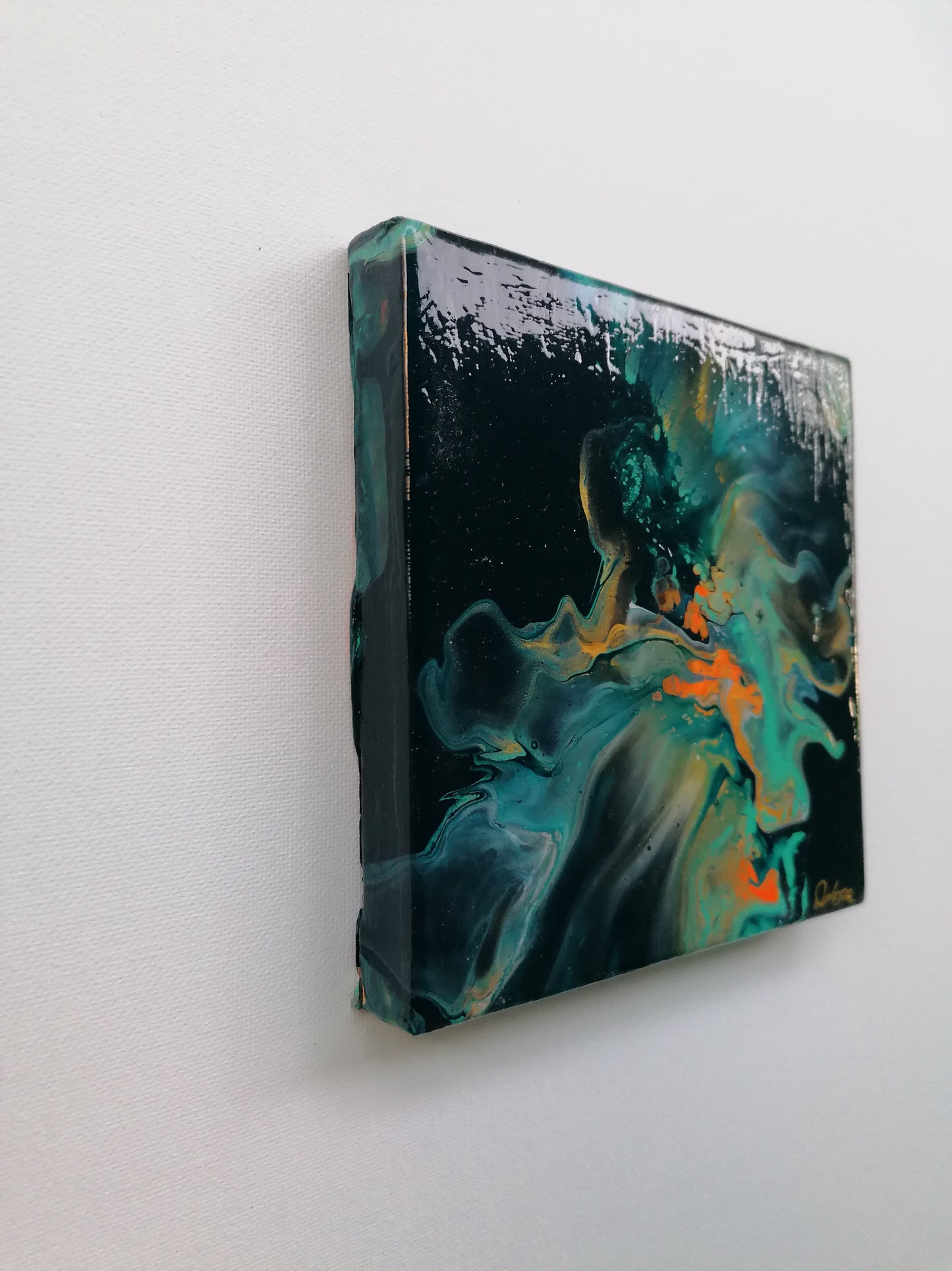 Peinture acrylique sur toile - PEACOCK