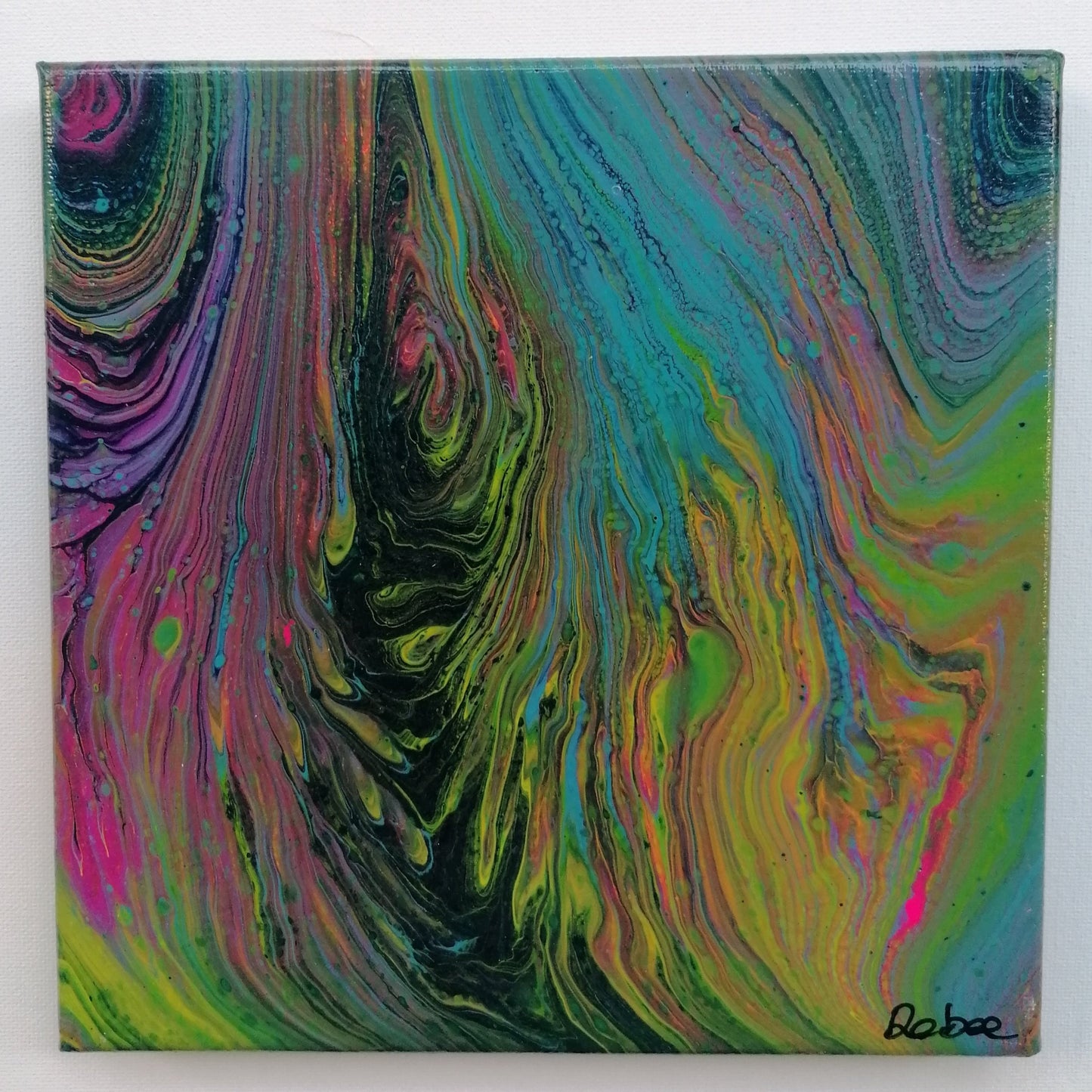 Peinture acrylique sur toile -FLASHY