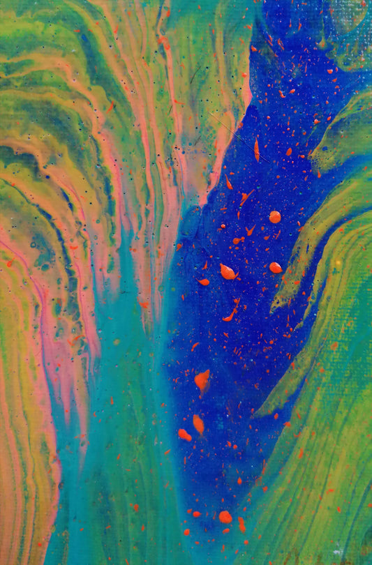 Peinture acrylique sur toile - MINI NEON 2